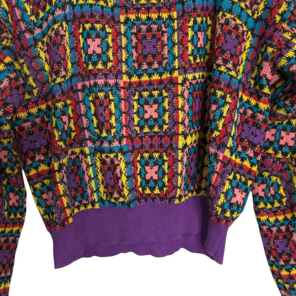 FARM Rio Multicolor Patterned Sweater - Picture 3 of 12